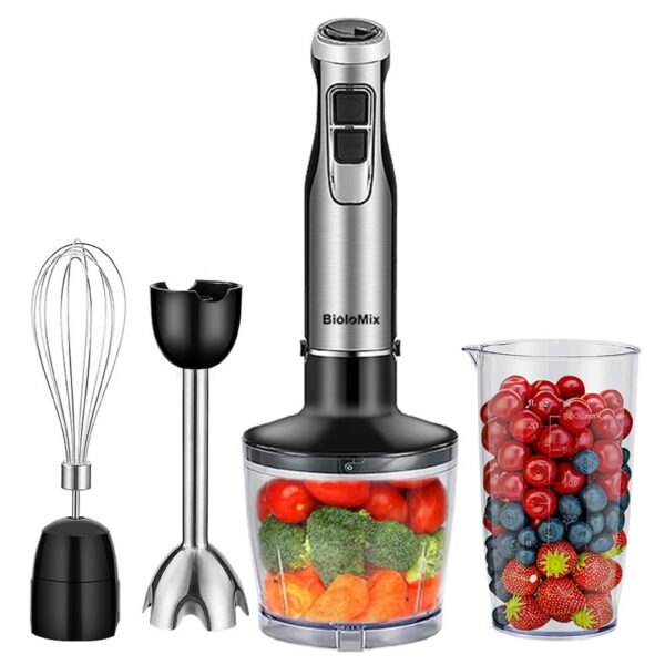 1 BioloMix BHB1200 4 in 1 1200W Handheld Blender 520858 0