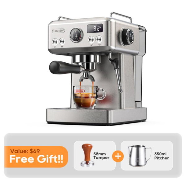 1 HiBREW H10A Semi Automatic Espresso Coffee Machine 521189 4