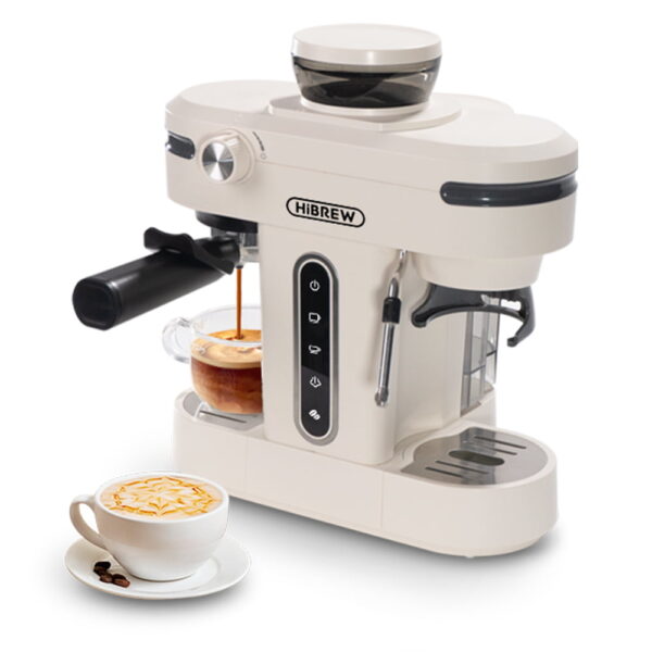 1 HiBREW H14 Espresso Coffee Machine Beige 524230 0