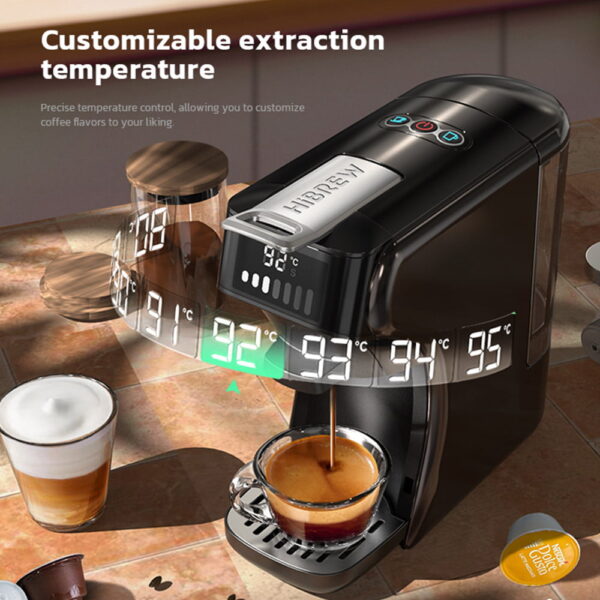 1 HiBREW H1B 5 in 1 Pods Coffee Maker Black EU Plug 524151 3