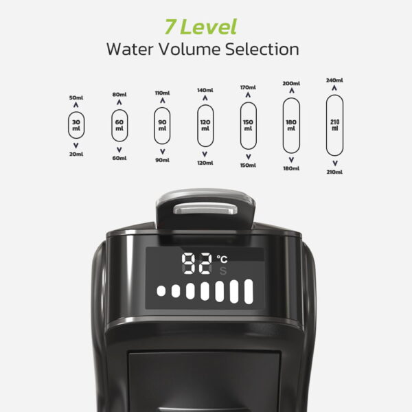 1 HiBREW H1B 5 in 1 Pods Coffee Maker Black EU Plug 524151 4