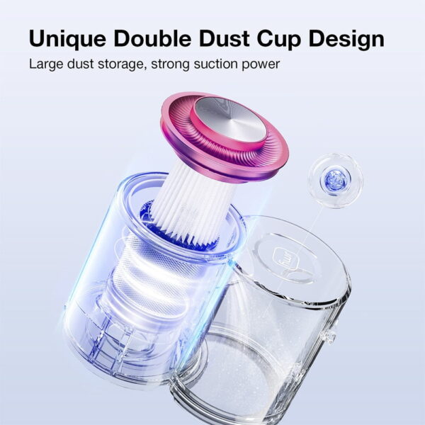 1 JIMMY BX6 Pro Double Cup Anti mite Vacuum Cleaner 522480 2