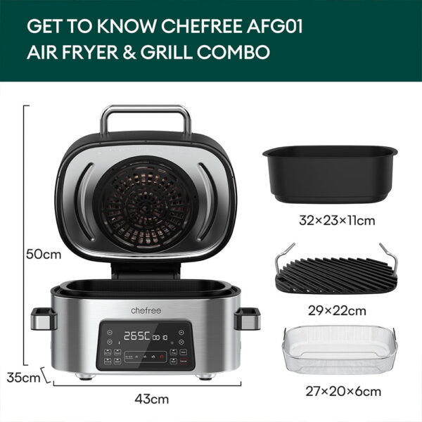 1 chefree afg01 air grill fryer eu plug bde835 1669895069736