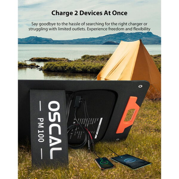 1 Blackview Oscal PM100 100W Foldable Solar Panel 525642 6