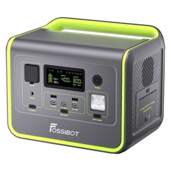 1 FOSSiBOT F800 Portable Power Station Green 522275 0