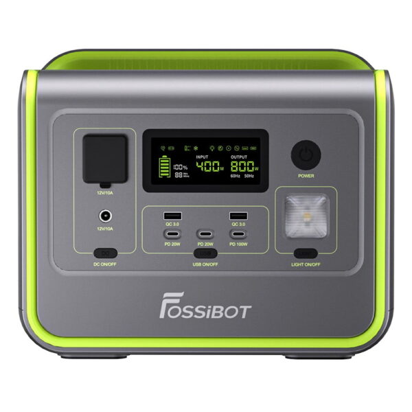 1 FOSSiBOT F800 Portable Power Station Green 522275 1