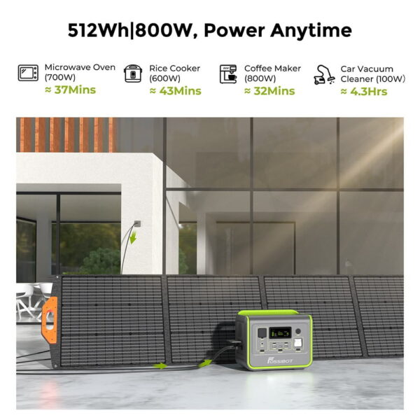 1 FOSSiBOT F800 Portable Power Station Green 522275 8