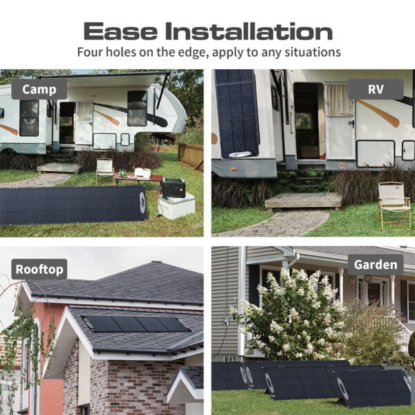 1 VDL POWER 200W Foldable Portable Solar Panel 523852 6