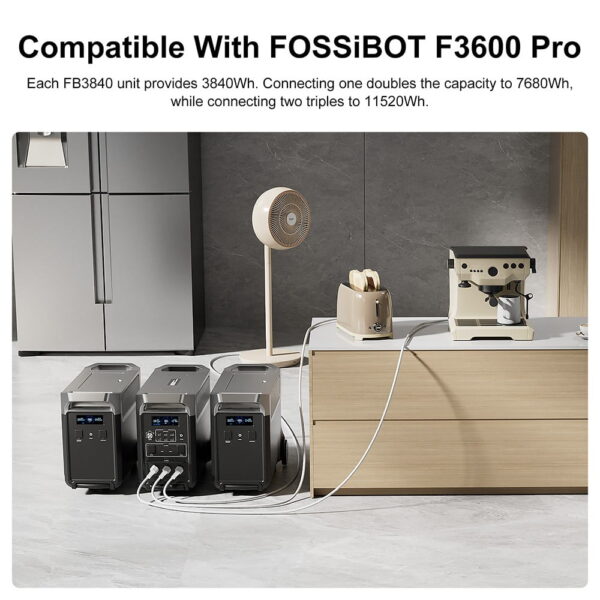 1 fossibot fb3840 extra battery pack for f3600 pro power station 595072 1721386372727