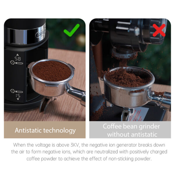 1 HiBREW G3A Coffee Grinder Black EU Plug 523845 6
