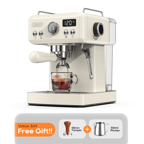 1 HiBREW H10A 19 Bar Coffee Machine Beige EU Plug 524931 1