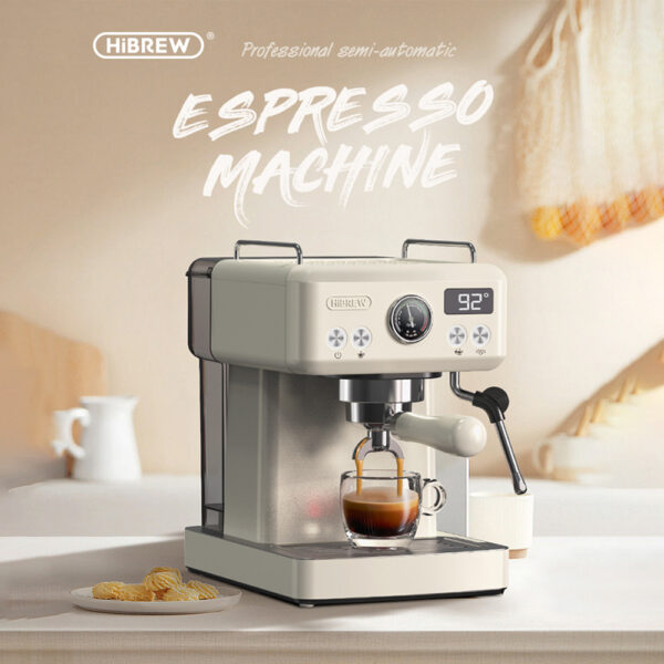 1 HiBREW H10A 19 Bar Coffee Machine Beige EU Plug 524931 7