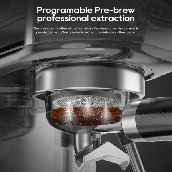 1 HiBREW H10B 20Bar Espresso Coffee Machine Silver EU Plug 524932 5
