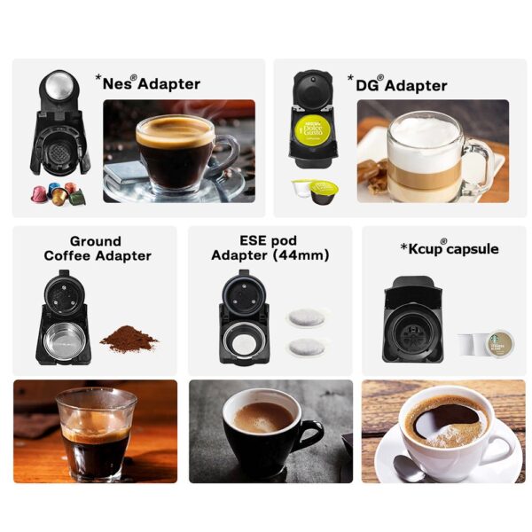 1 HiBREW H3A 5 in 1 Coffee Machine Silver 521205 6