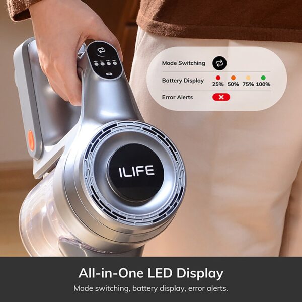 1 ILIFE H80 Cordless Vacuum Cleaner Gray EU Plug 524540 5