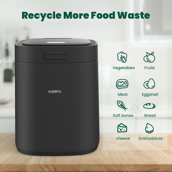 1 Karfo UF006 EC Kitchen Composter Black EU Plug 525579 5