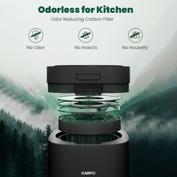 1 Karfo UF006 EC Kitchen Composter Black EU Plug 525579 7