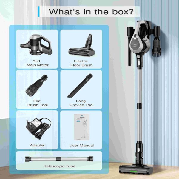 1 MOOSOO YC1 Cordless Vacuum Cleaner EU Plug 525518 6