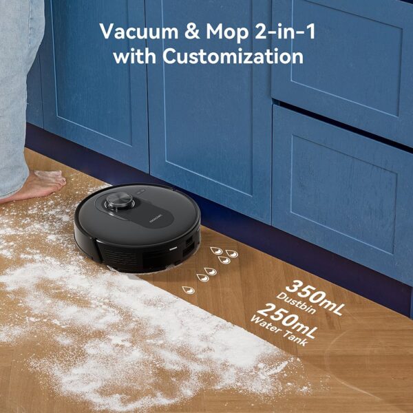 1 Proscenic Q8 Robot Vacuum and Mop Combo Black 525490 4