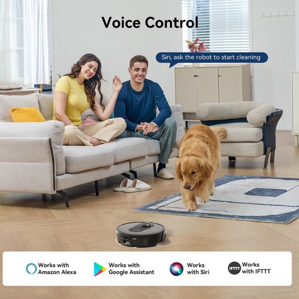 1 Proscenic Q8 Robot Vacuum and Mop Combo Black 525490 5