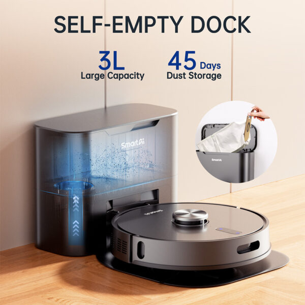 1 SmartAI S8 Pro Robot Vacuum Cleaner EU Plug 525212 4
