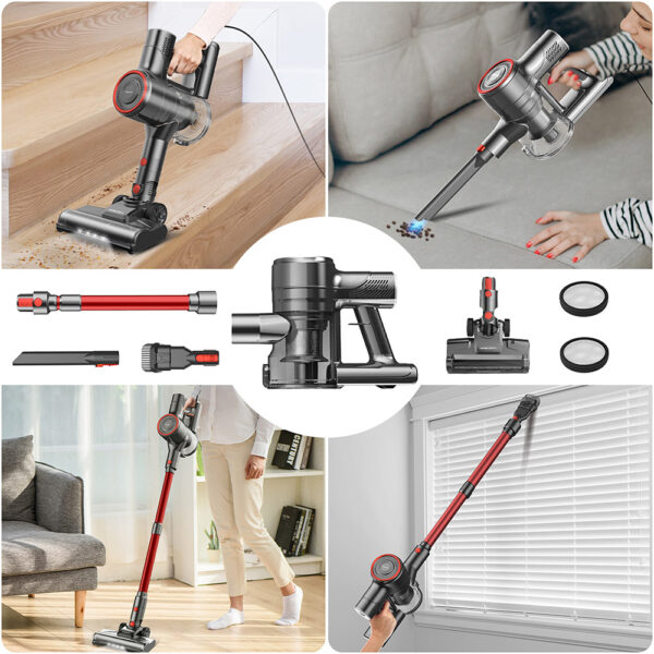 1 YISORA I8 23kPa Corded Vacuum Cleaner Red EU Plug 524670 1