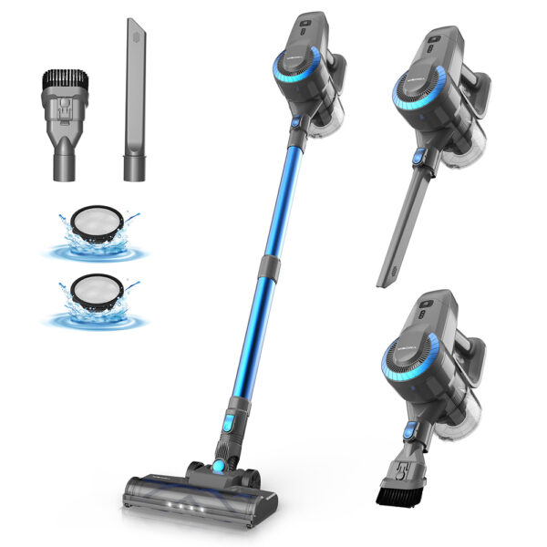 1 YISORA N300 20kPa Cordless Vacuum Cleaner Blue EU Plug 524671 0