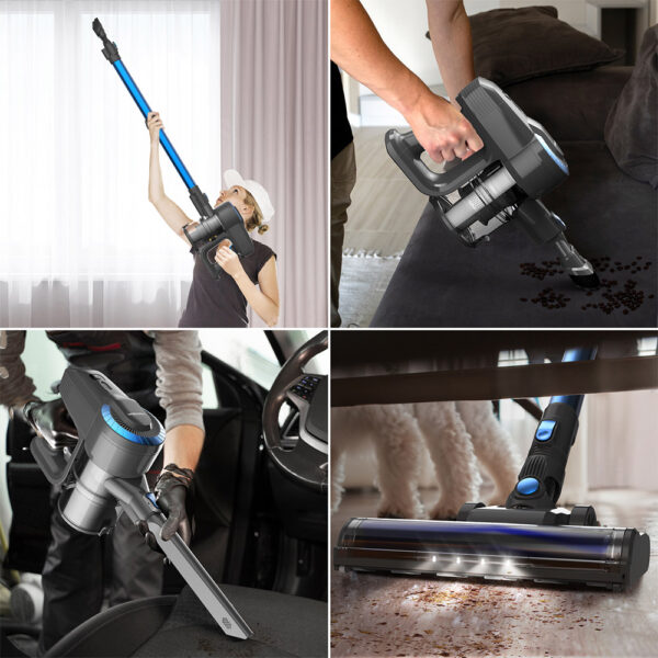 1 YISORA N300 20kPa Cordless Vacuum Cleaner Blue EU Plug 524671 2