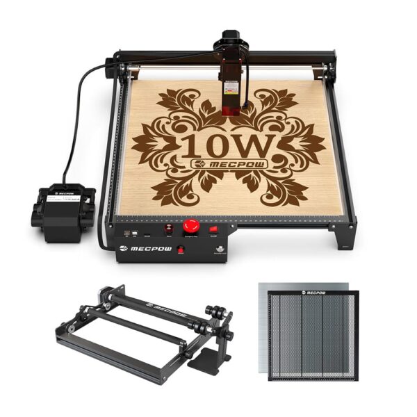 1 mecpow x3 pro 10w laser g3 pro rotary roller h44 laser bed combo 79039a 1721027667312