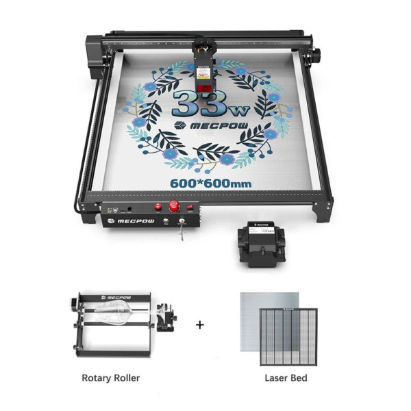 1 mecpow x5 pro 33w laser rotary roller laser bed d128ec 1723864216201